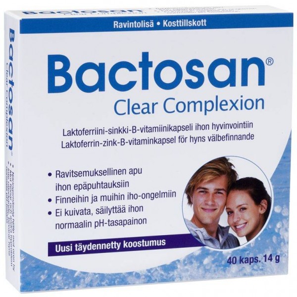 Витамины для очищения кожи Bactosan Clear Complexion 40 шт