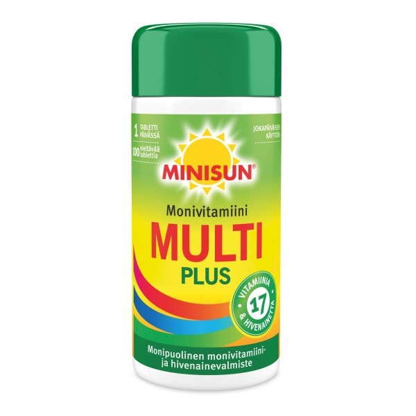 Мультивитамины Minisun Multivitamiini Plus 100 шт
