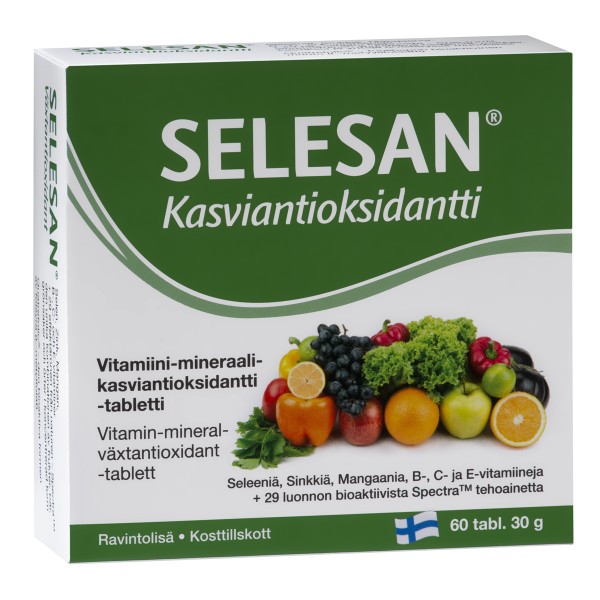 Витамины минеральные вещества и растительные антиоксиданты Selesan 60 шт