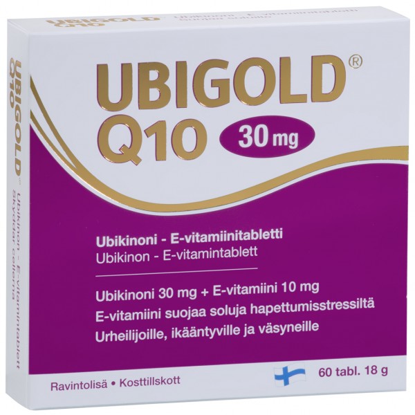 Витамин Q10 с убихиноном Ubigold 30mg 60 шт