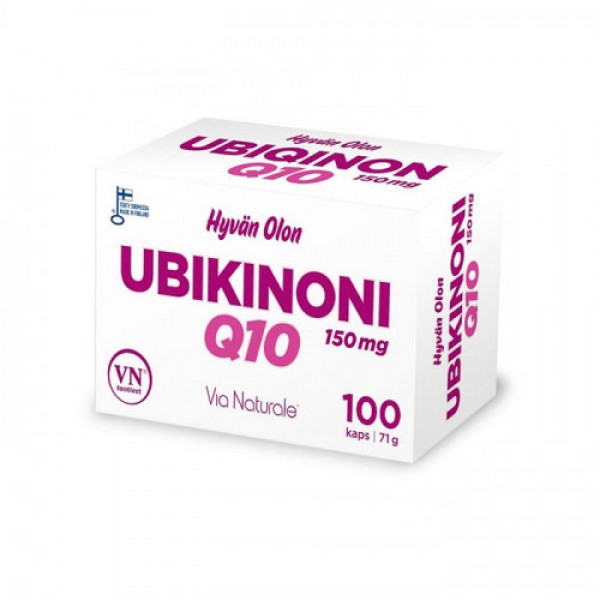 Витамин Q10 с убихоном Hyvan Olon Ubikinoni Q10 100 шт