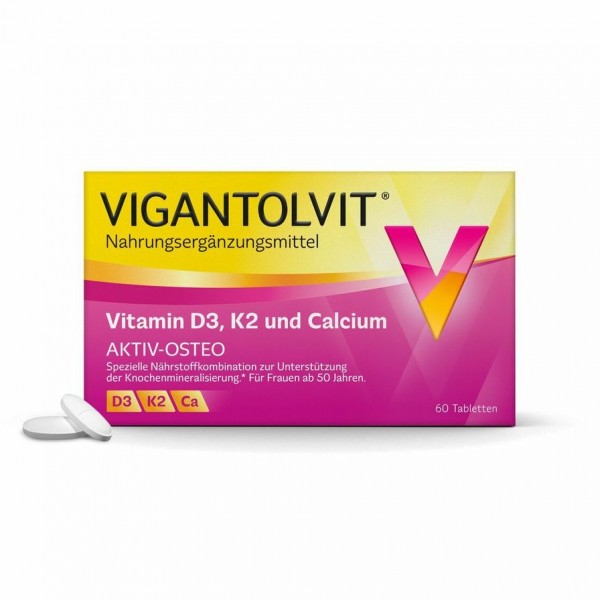 Витамины для костей Vigantolvit Aktiv-osteo 60 шт