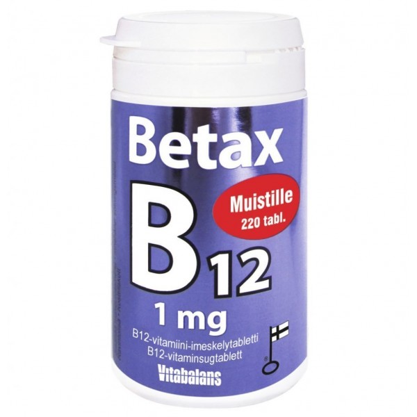 Витамин B12 Vitabalans Betax B12 1 мг 220 шт