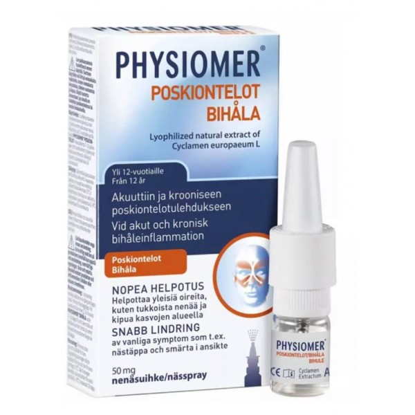 Спрей для носа при гайморите Physiomer Cyclamen Nasal Spray 50 мл