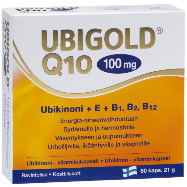 Витамины с убихоном Ubigold Q10 100mg 60 шт