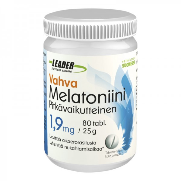 Мелатонин для сна Vahva Melatoniini 1,9мг 80 шт