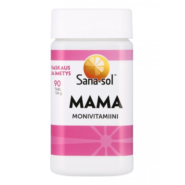 Мультивитамины для беременных и кормящих мам Sana-Sol 90шт.