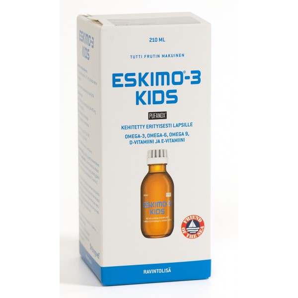 Рыбий жир Eskimo-3 Kids Omega-3-6-9 210 мл
