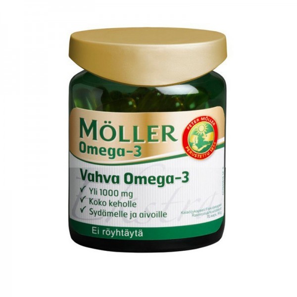Рыбий жир усиленная Омега-3 Moller Vahva Omega-3 70 шт