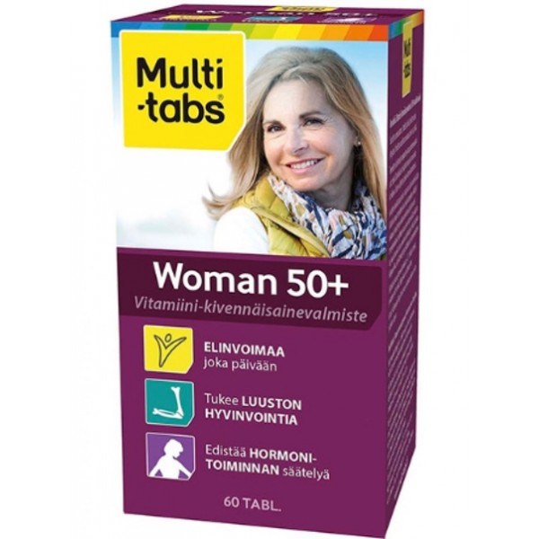 Комплекс витаминов для женщин 50+  Multi-Tabs woman 50+  60 шт