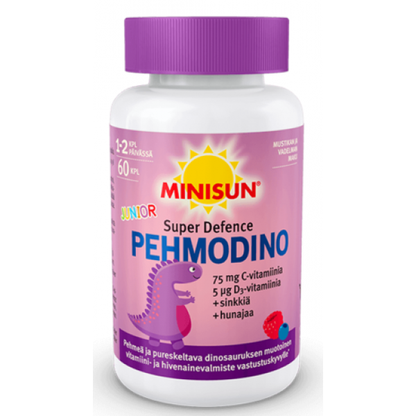Витамины для детей Minisun Super Defence Pehmodino 60 шт 