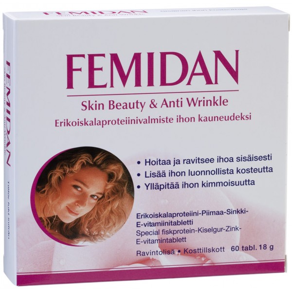Витамины для кожи Femidan Skin Beauty Anti Wrinkle 60 шт