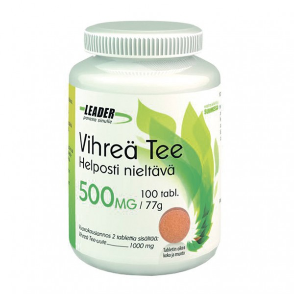Экстракт зеленого чая Leader Vihrea tee 500 мг 100 шт