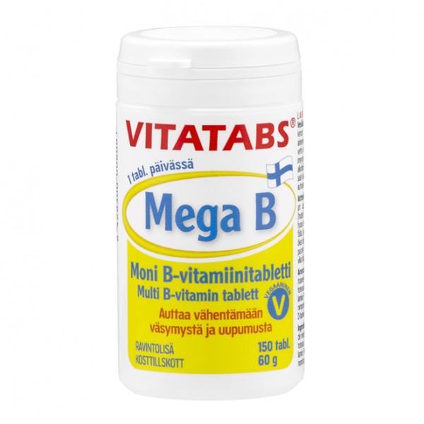 Витамины группы B Vitatabs Mega 150 шт