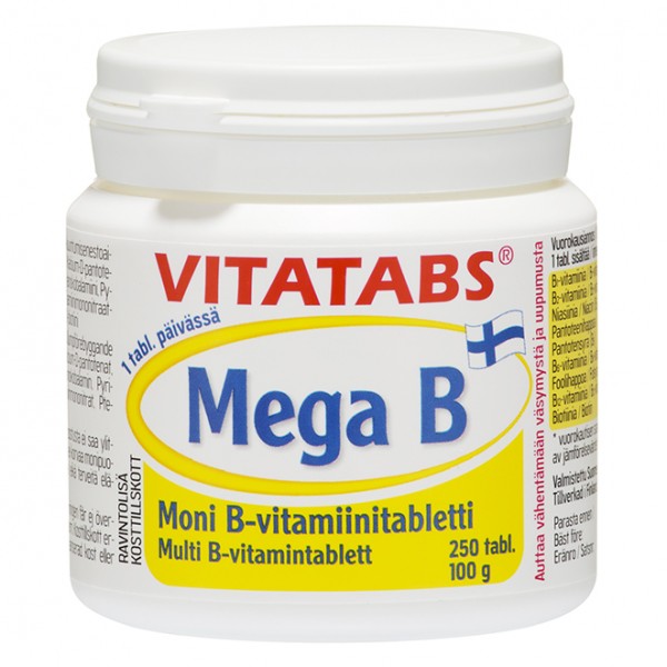 Витамины группы B VITATABS MEGA B 250 шт