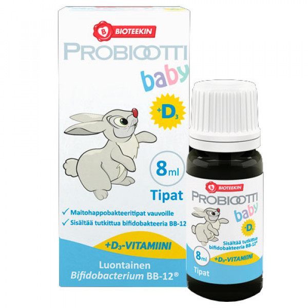 Пробиотики + Д Probiotti Baby+ D3 8 мл