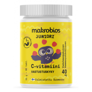 Витамин C для детей Makrobios Juniori 40 мг малина 90 шт