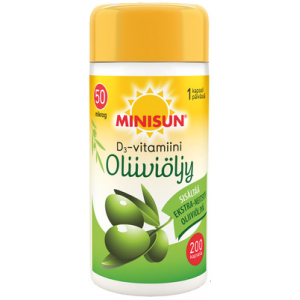 Витамин Д 2000 МЕ на оливковом масле minisun D3 200 шт