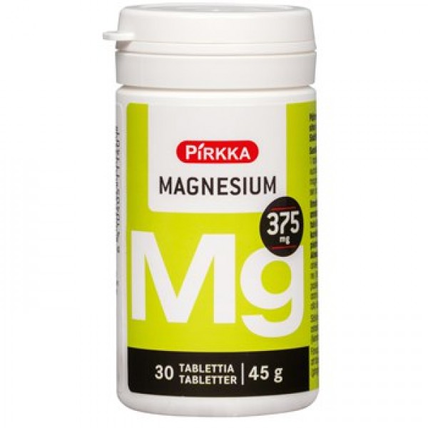 Магний Pirkka Magnesium 375 mg 30 шт