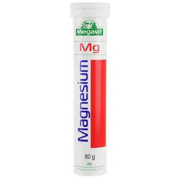 Магний шипучий Megavit Magnesium 20 шт