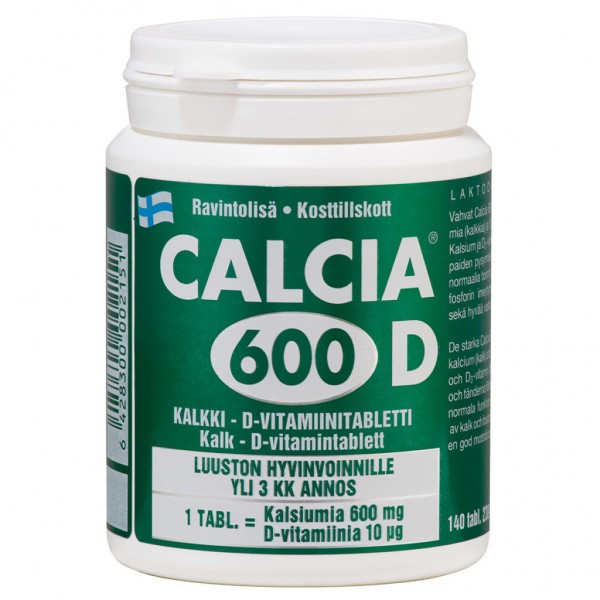 Кальций + Д Calcia 600 +D3 140 шт
