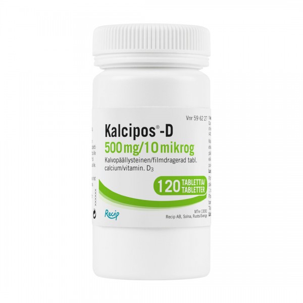Кальций 500мг Витамин Д 400 МЕ Kalcipos-D 120 шт
